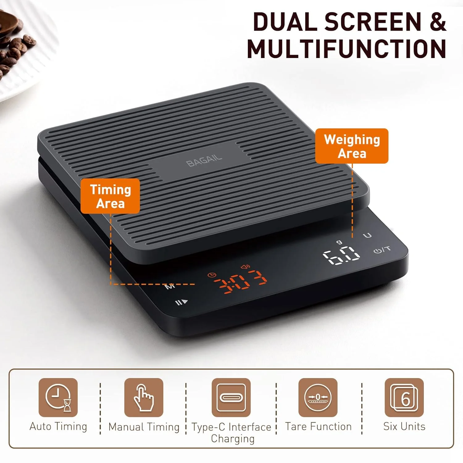 Smart Digital Kitchen Scale with Nutritional Data - Image 6
