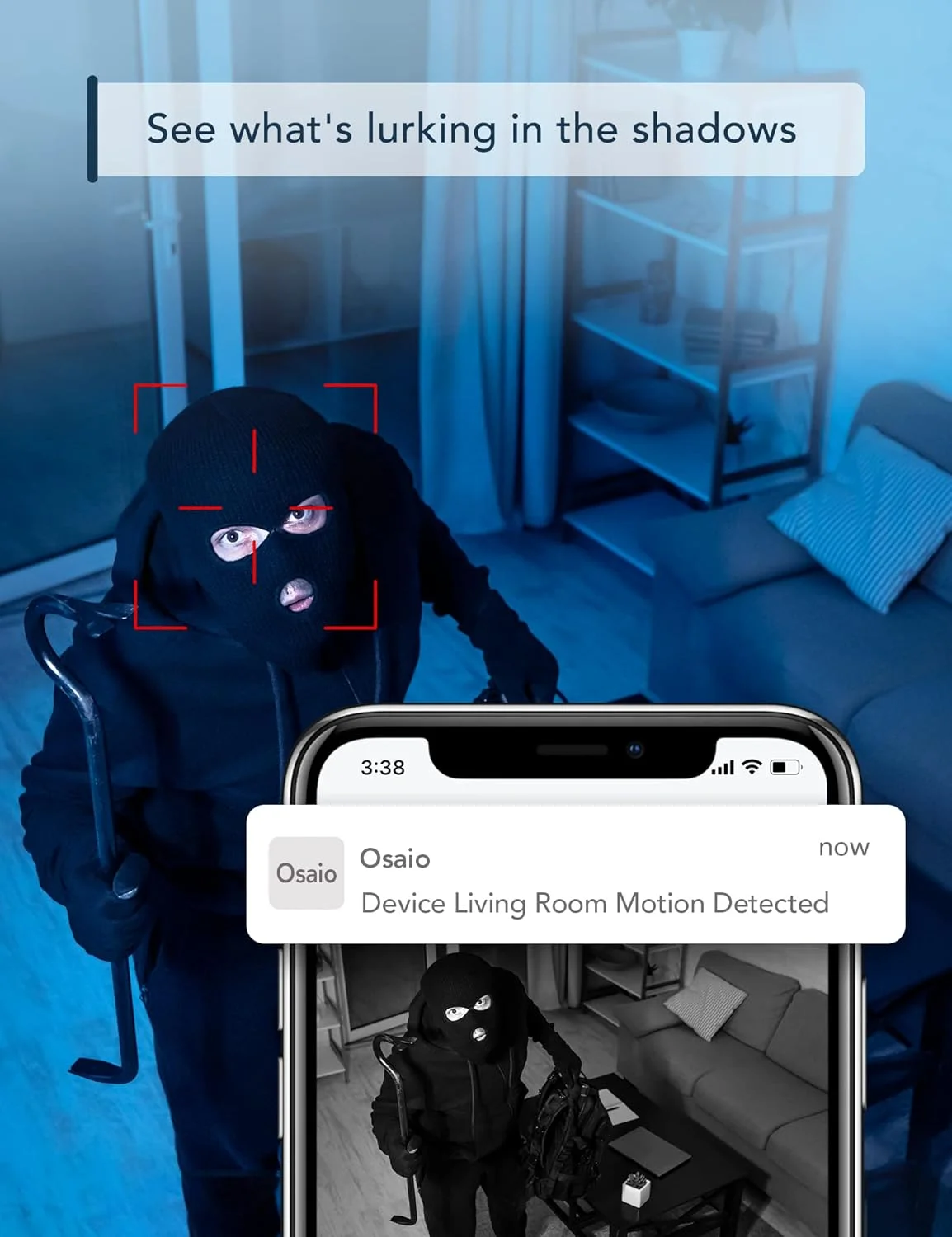 Wireless Indoor Security Camera 1080p Night Vision - Image 2